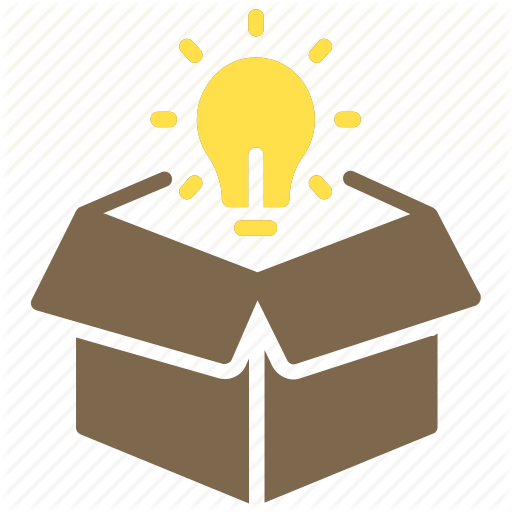 Showcase/demonstrate new or upgraded product icon